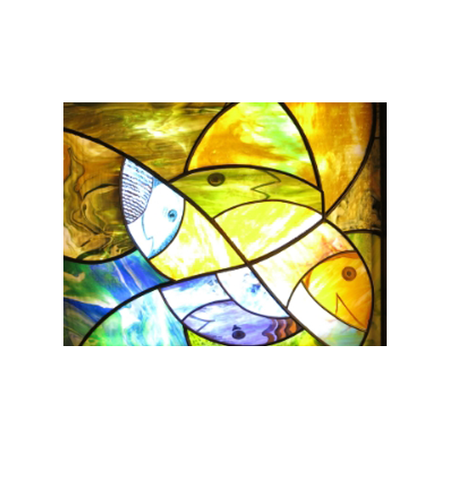 Golden Koi Mosaic